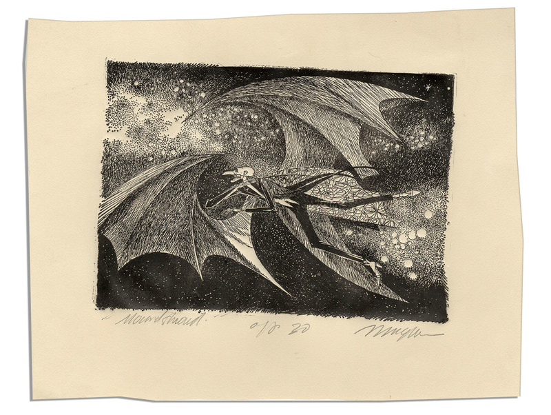 Illustration for article titled Some Of The Brilliant Art You Could Own From Ray Bradbury's Collection